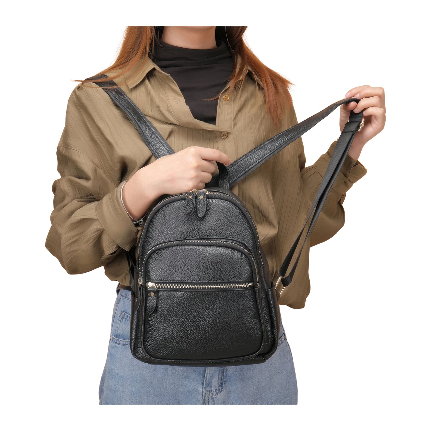 Sacs a dos femme cuir de vachette