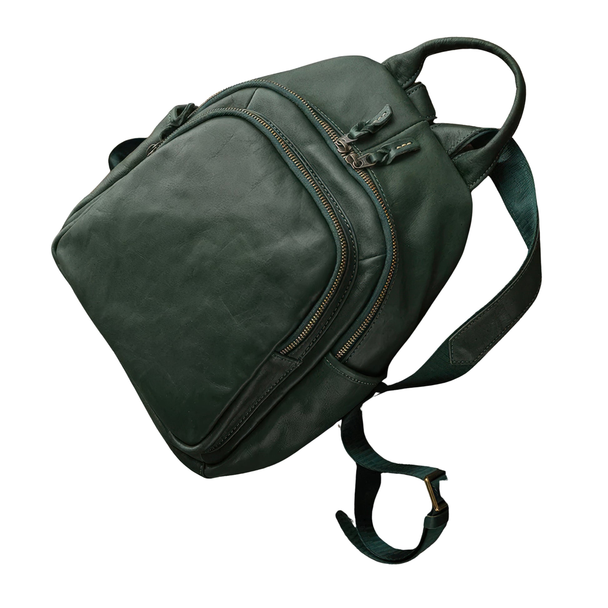Sacs cuir naturel à dos