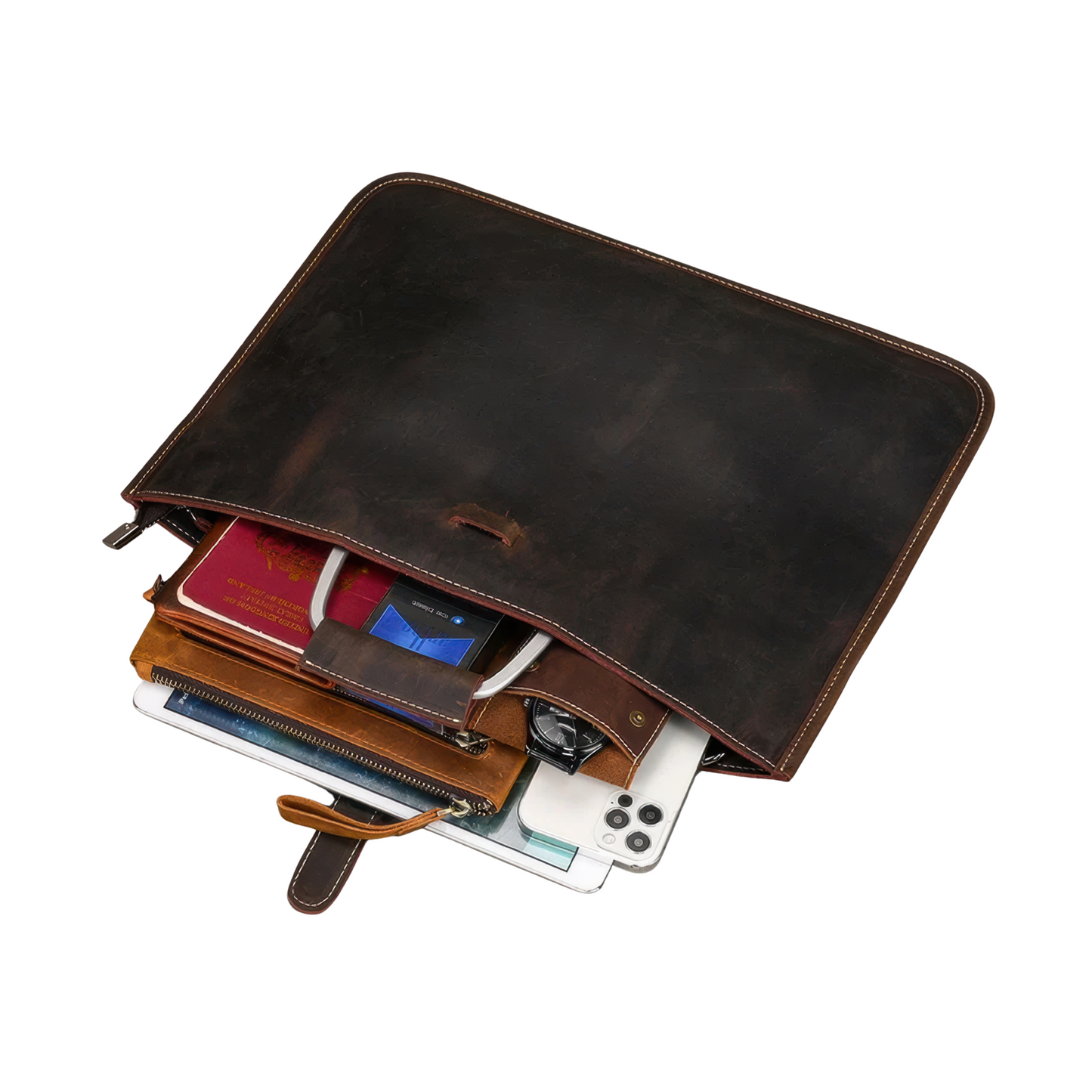 Sac Porte Document Cuir Homme