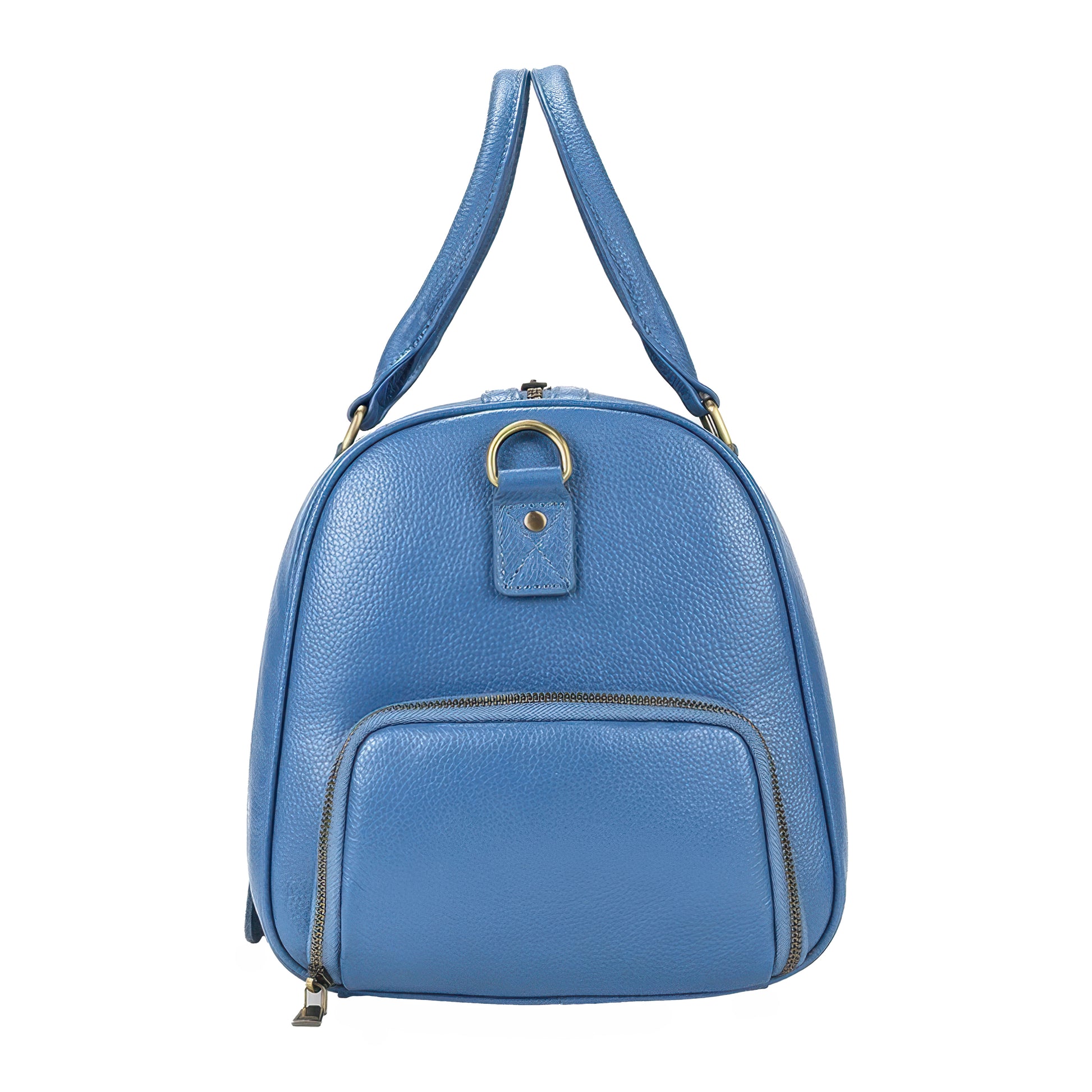 Sacs voyage cuir femmes bleu
