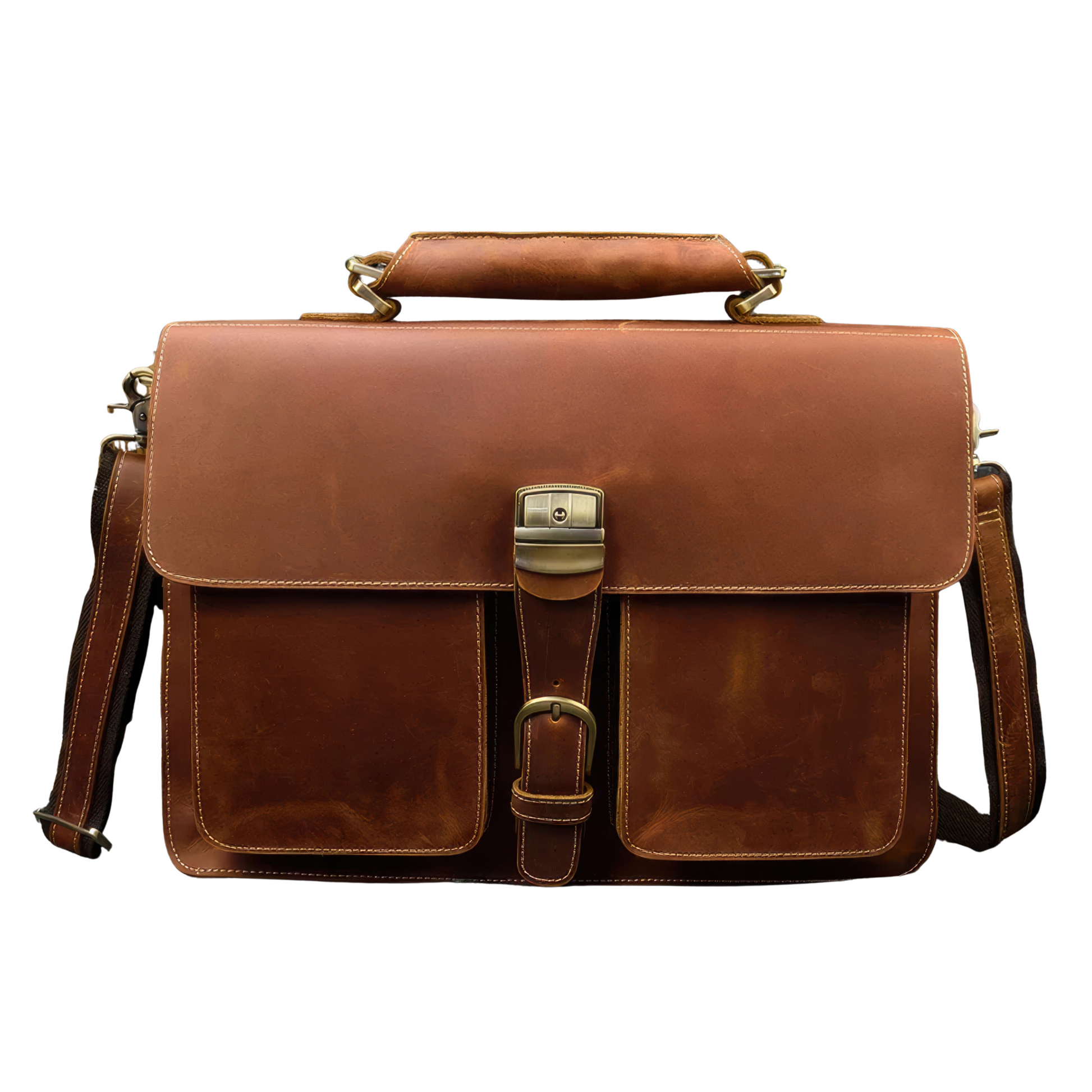 Serviette en cuir porte document