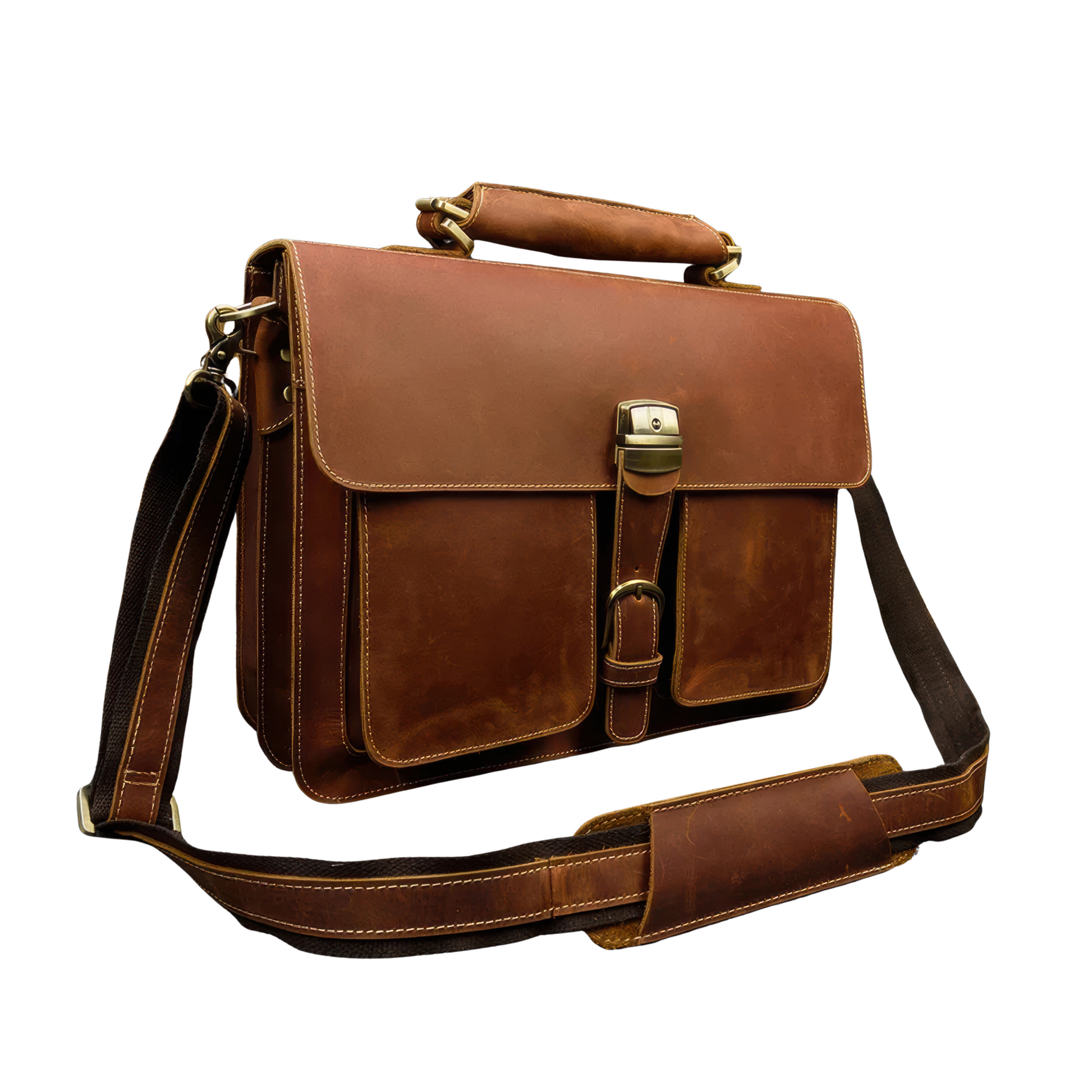 Serviette porte documents cuir