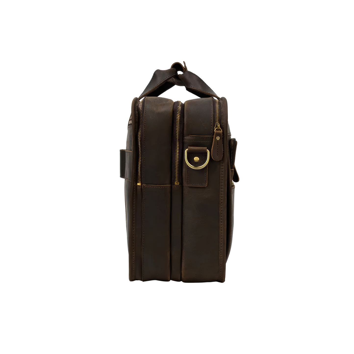 Serviettes homme cuir marron