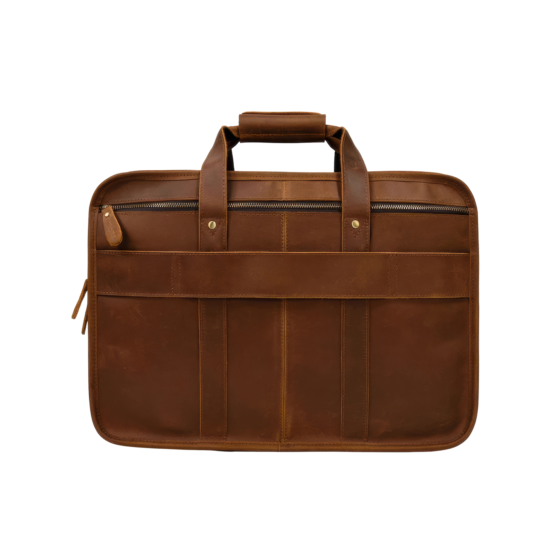 Serviettes homme marron cuir