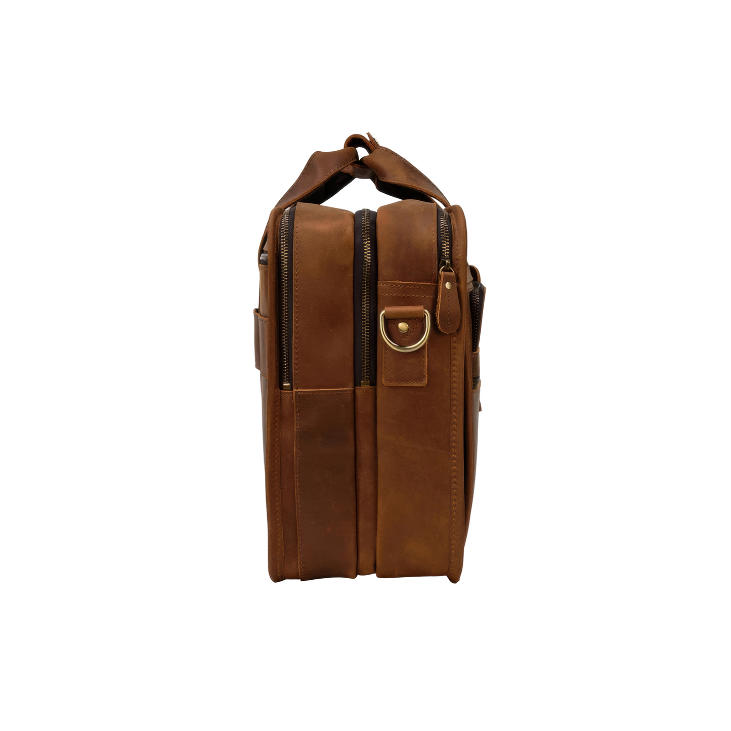 Serviettes hommes cuir marron
