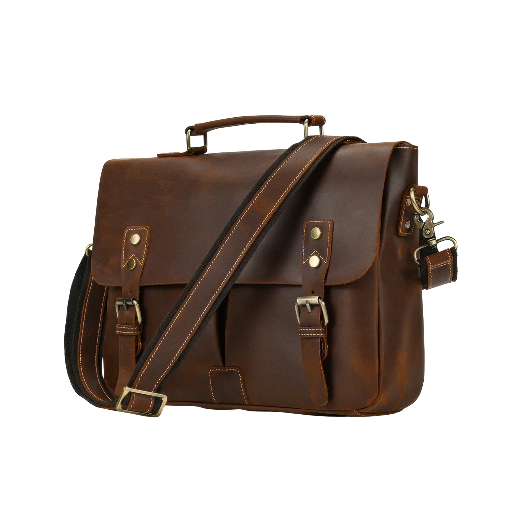 Serviettes vintage cuir homme