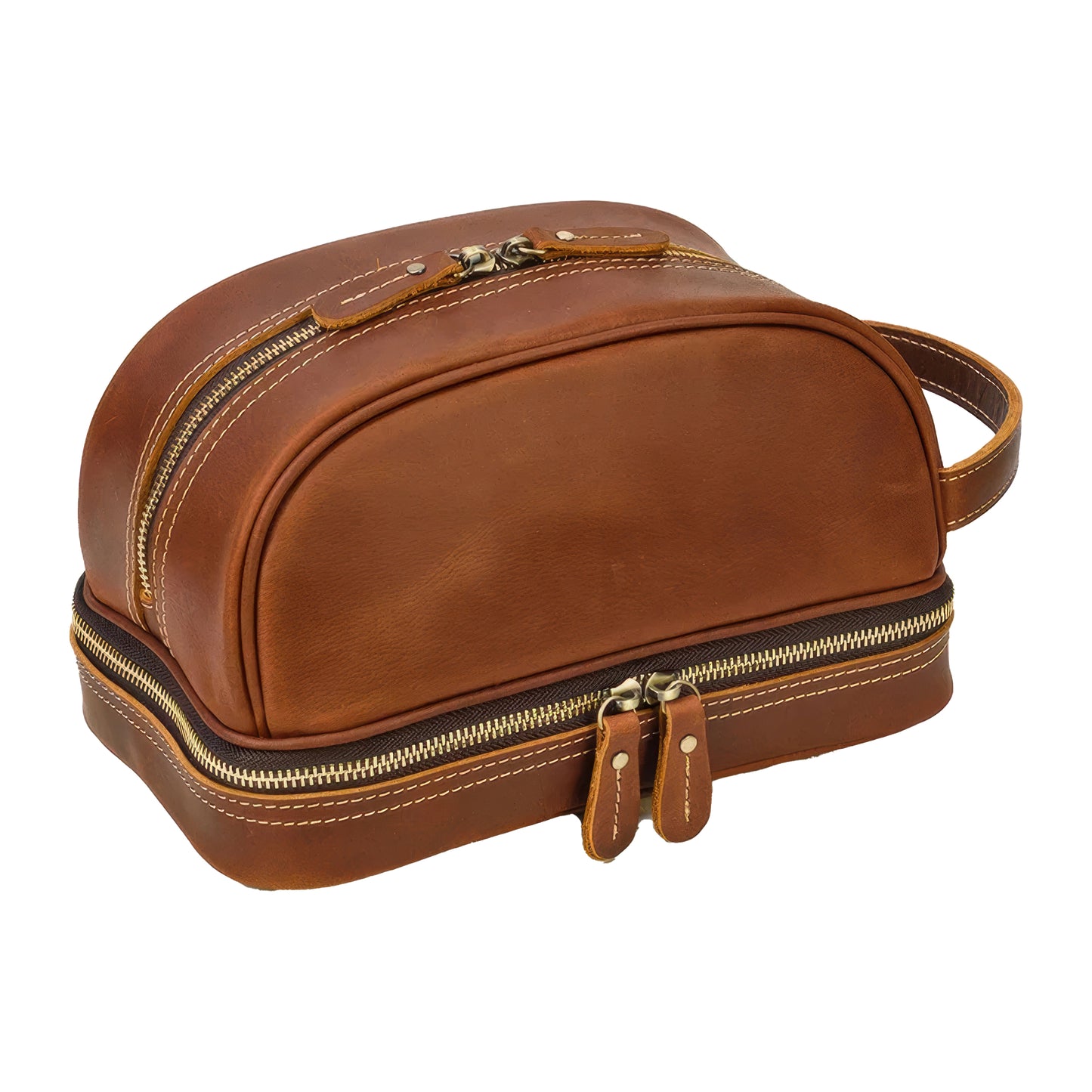 Trousse de voyage en cuir