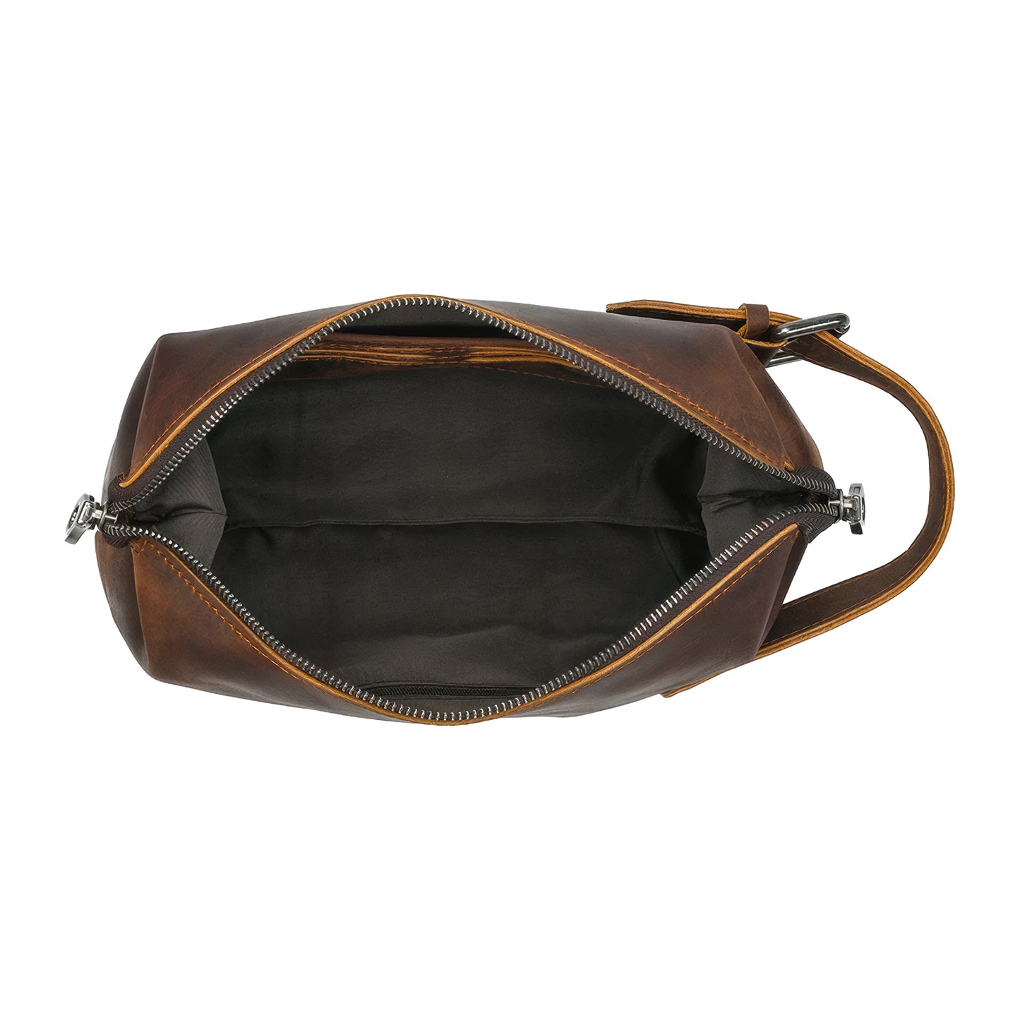 Trousses cuir vintage de voyage