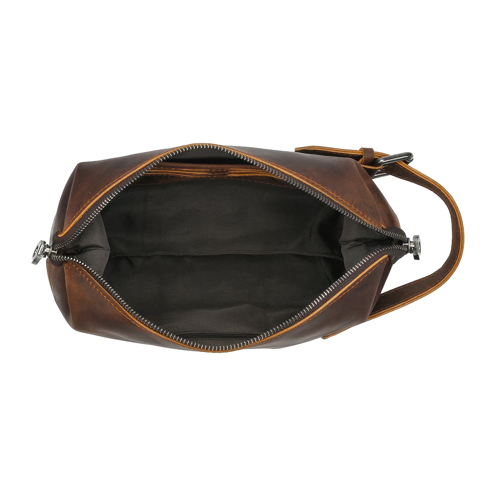 Trousses cuir vintage de voyage